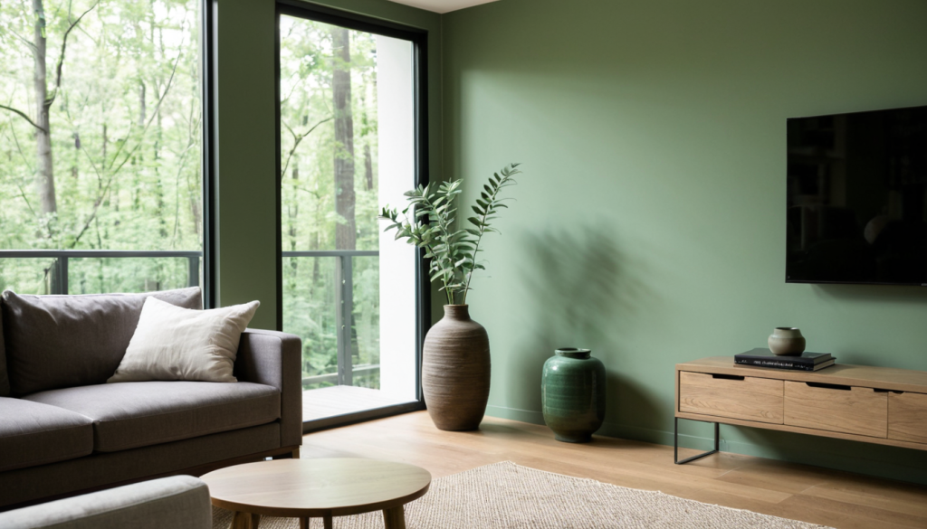 Contemporary Lilac Dreams: Elevate Your Space with Warm Neutrals