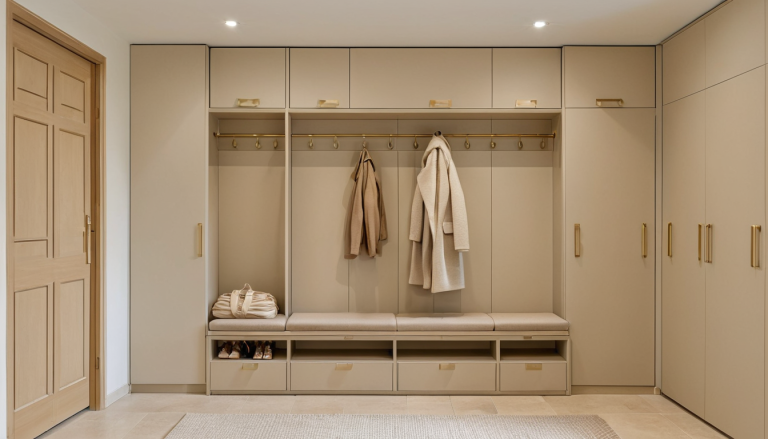 Quiet Luxury Beige Mudroom — Home Decor Ideas