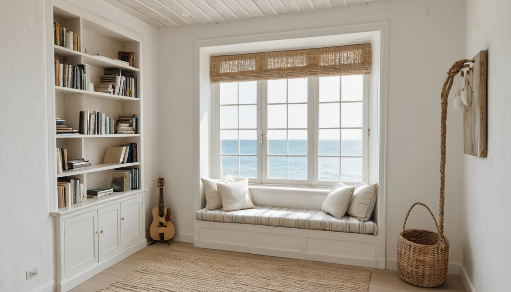 Coastal Linen Reading Nook — Home Decor Ideas