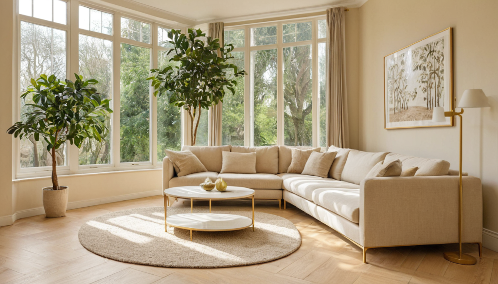 Quiet Luxury Beige Sunroom — Home Decor Ideas