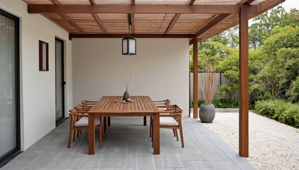 Zen Japandi Outdoor Patio: Bringing Serenity to Your Outdoors