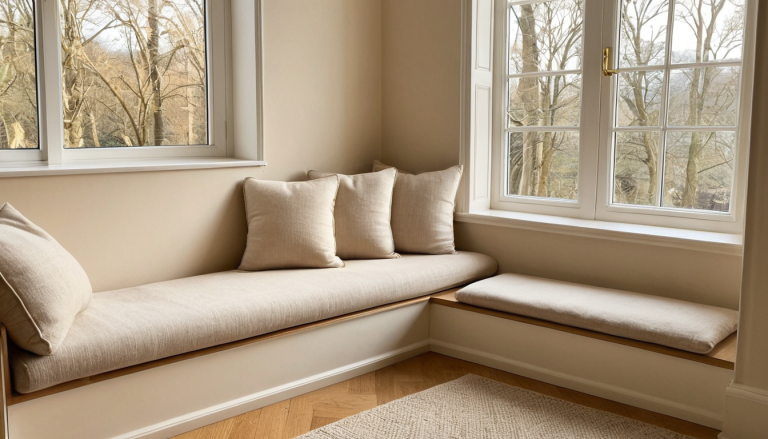 Quiet Luxury Beige Reading Nook — Home Decor Ideas
