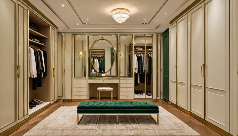 Neo Deco Walk-in Closet — Home Decor Ideas