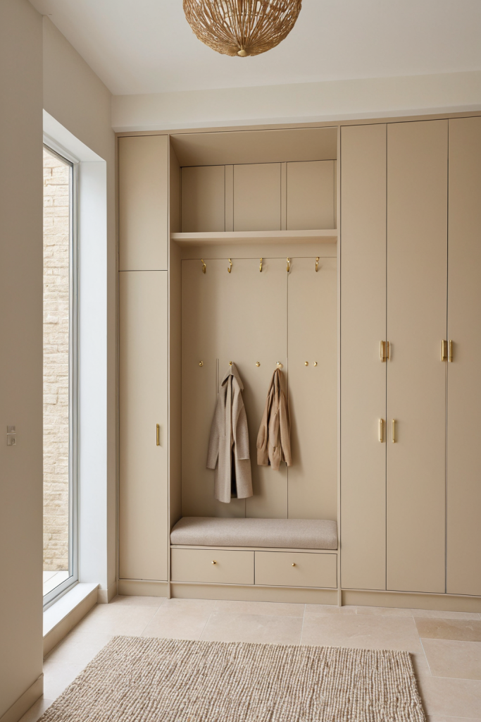 Quiet Luxury Beige Mudroom — Home Decor Ideas — interior inspiration
