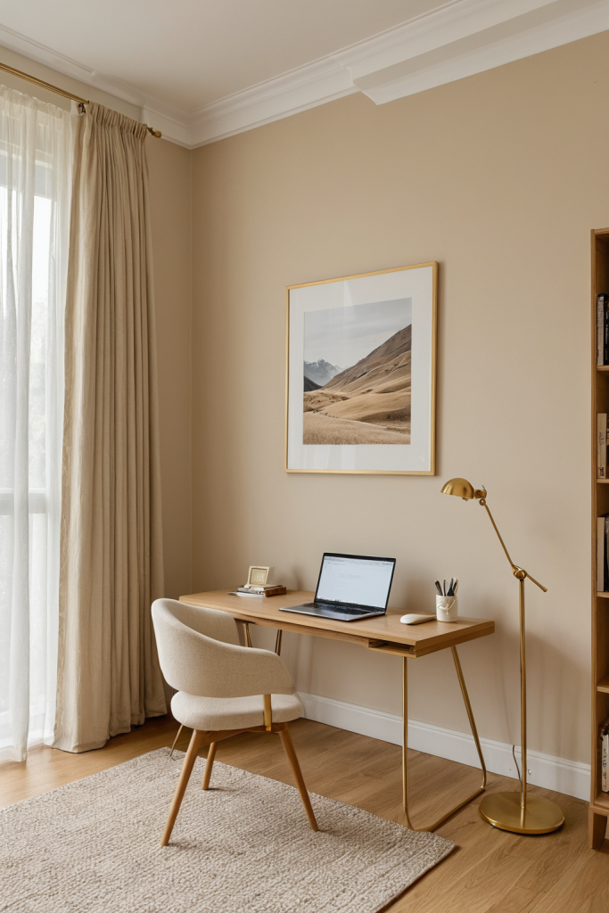 Quiet Luxury Beige Workspace — Home Decor Ideas — interior inspiration