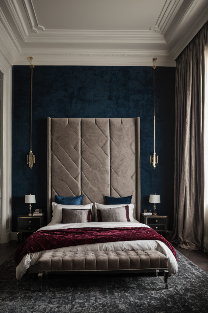 Dark Moody Glam Bedroom Ideas — Dark Moody Glam, Luxe — interior inspiration