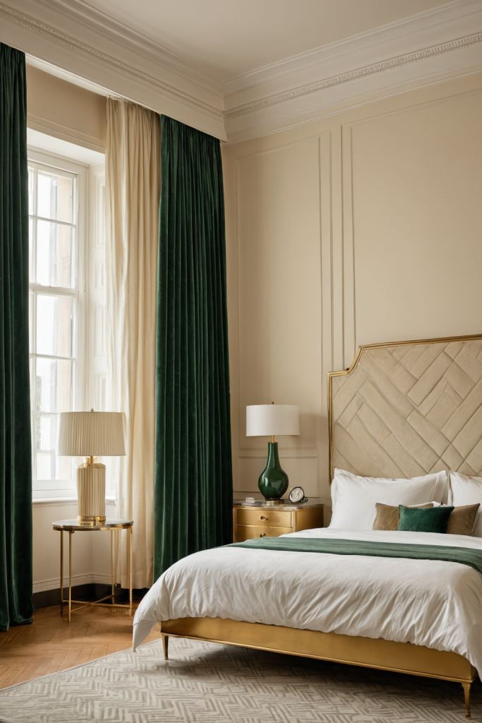 Neo Deco Bedroom Ideas — Beige Aesthetic + Luxurious Mood — interior inspiration