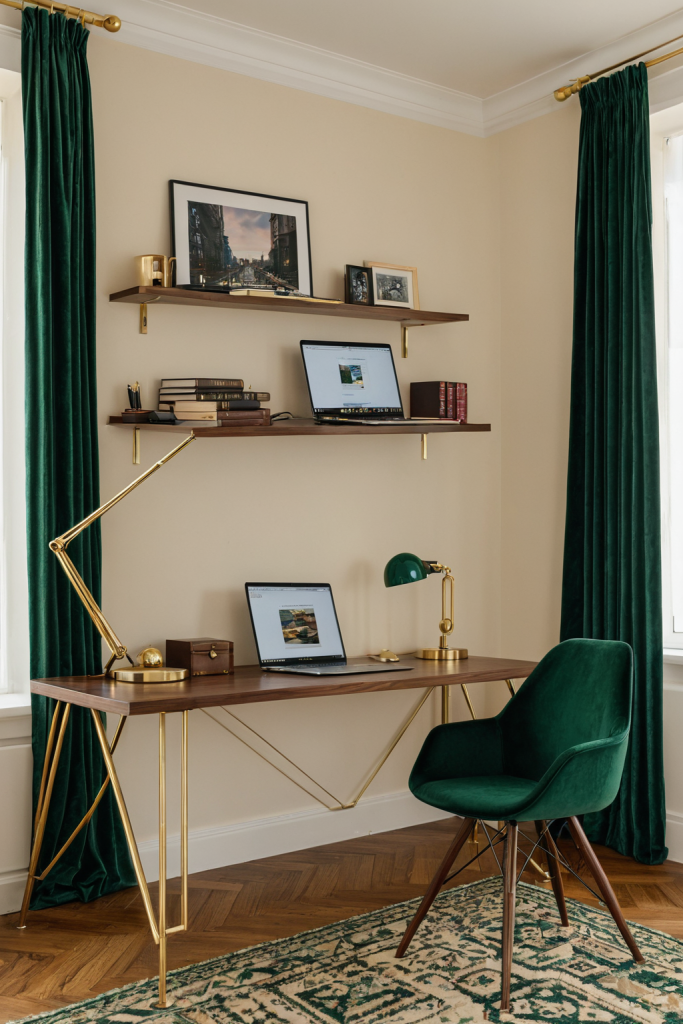 Neo Deco Workspace Ideas — Retro Chic Atmosphere — interior inspiration