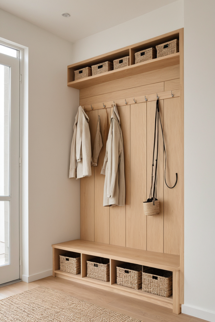 Zen Japandi Mudroom: Serenity in Every Step — interior inspiration
