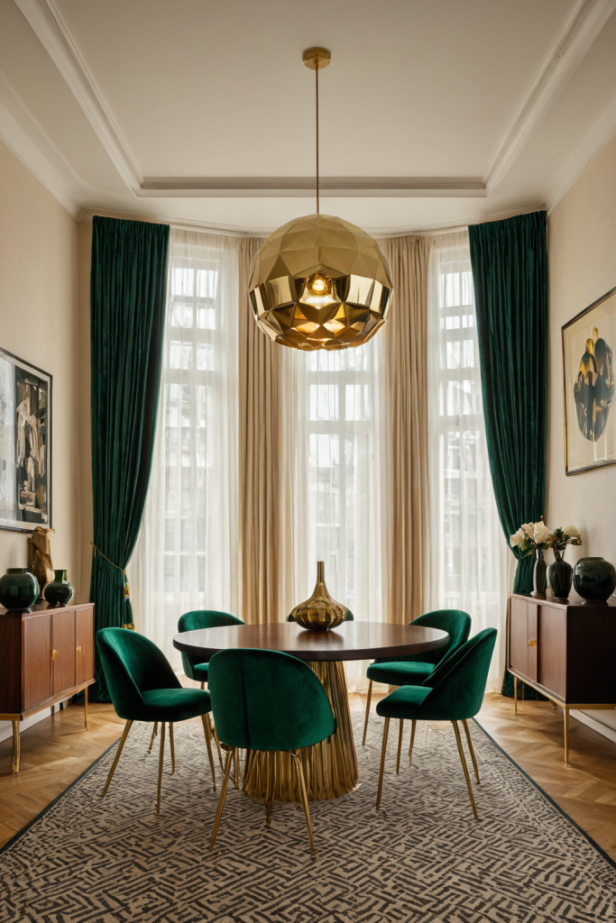 Dining Room Ideas — Neo Deco Glamour & Whimsy — interior inspiration