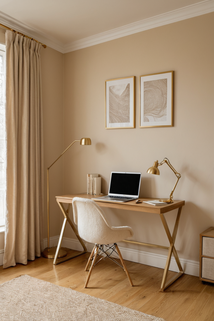 Living Room Ideas — Contemporary Warm Neutrals Relaxation
