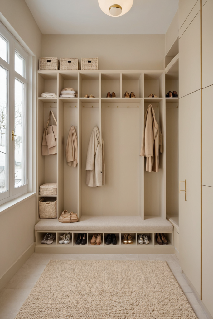 Quiet Luxury Beige Mudroom — Home Decor Ideas