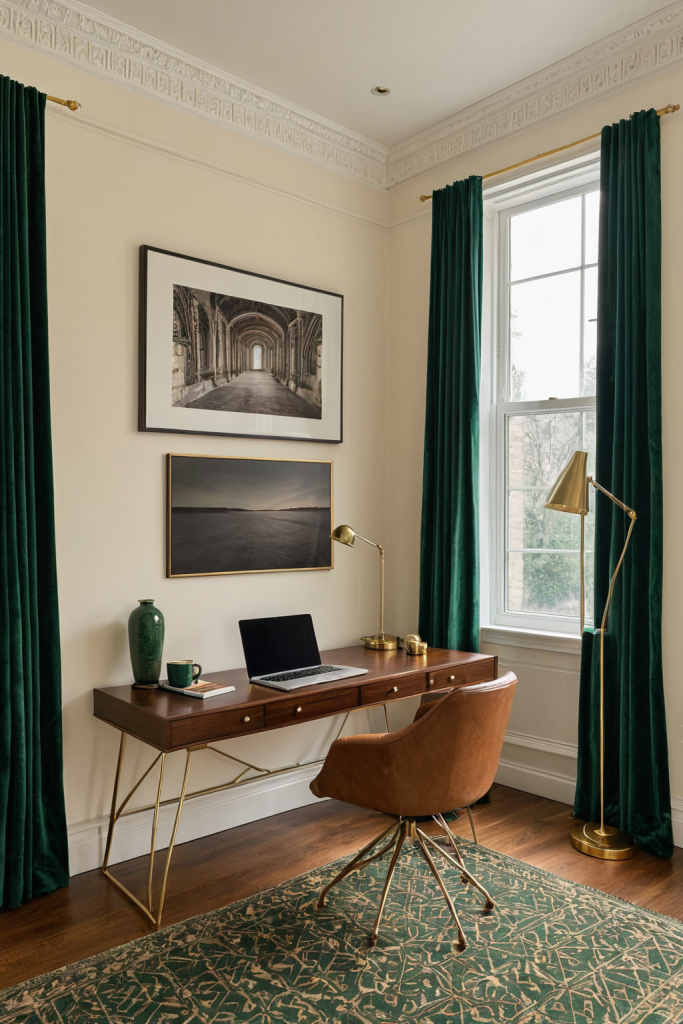 Neo Deco Workspace Ideas — Retro Chic Atmosphere