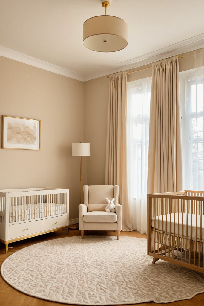 Nursery Ideas — Quiet Luxury Beige Sophistication