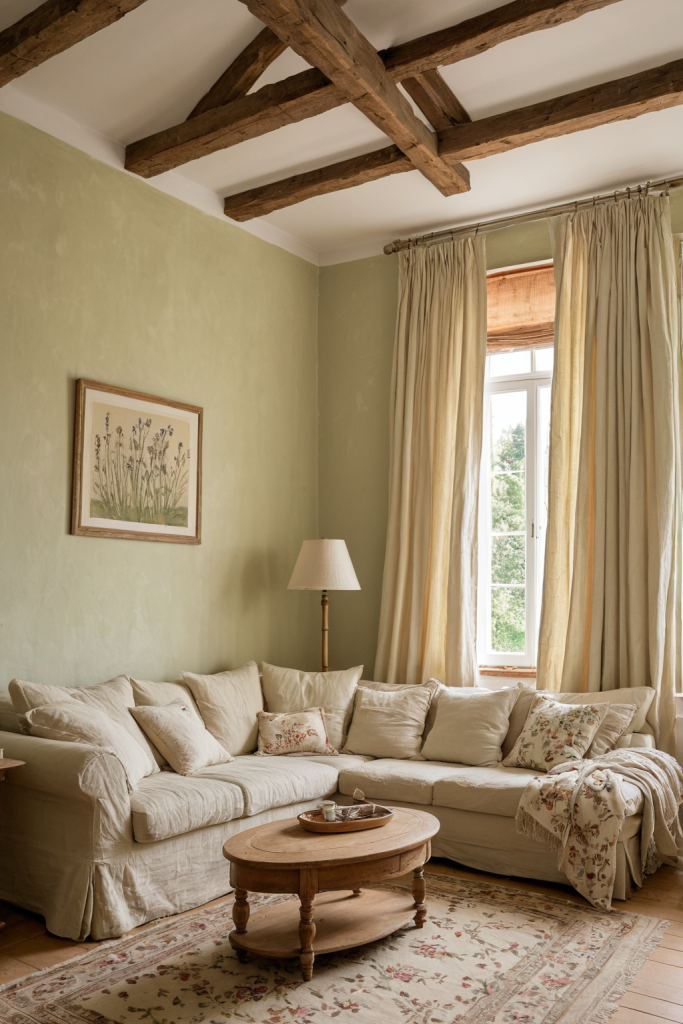 Cottagecore Warm Living Room — Home Decor Ideas