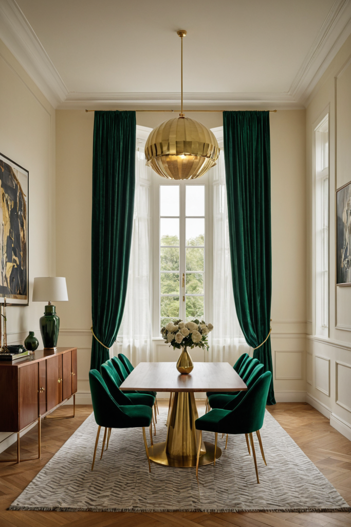 Dining Room Ideas — Neo Deco Glamour & Whimsy