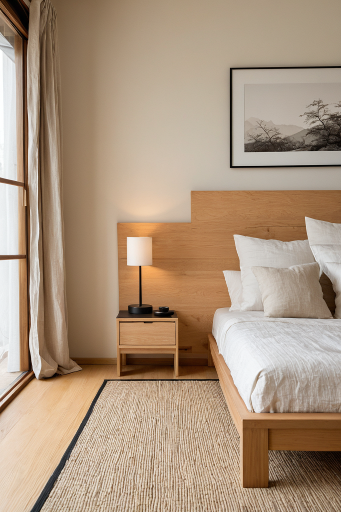 Zen Japandi Bedroom Ideas — Beige Aesthetic Serenity