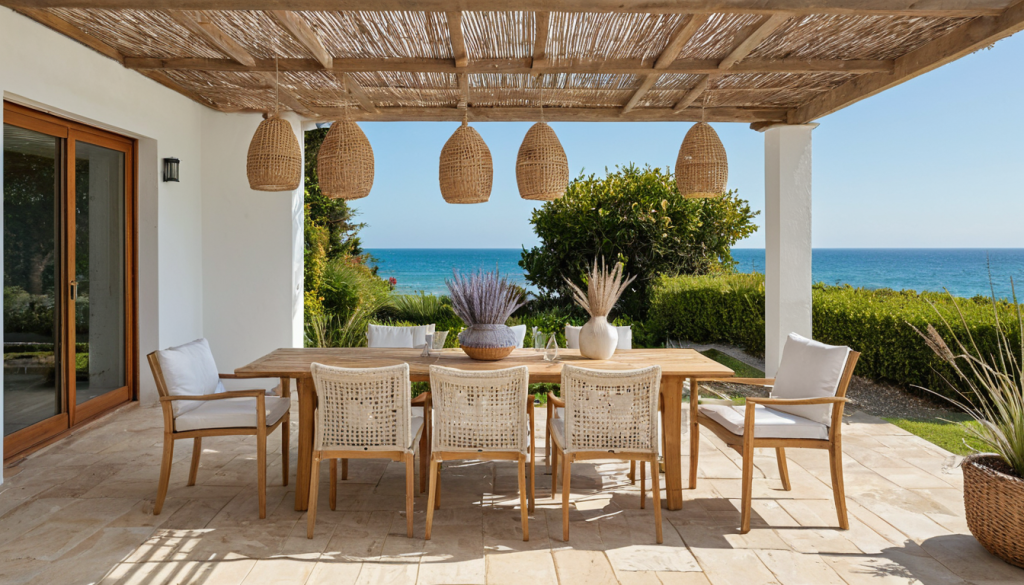 Coastal Linen Outdoor Patio — Home Decor Ideas