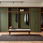 Forest Earthy Green Walk-in Closet — Home Decor Ideas