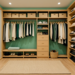Jade Green Walk-in Closet — Home Decor Ideas