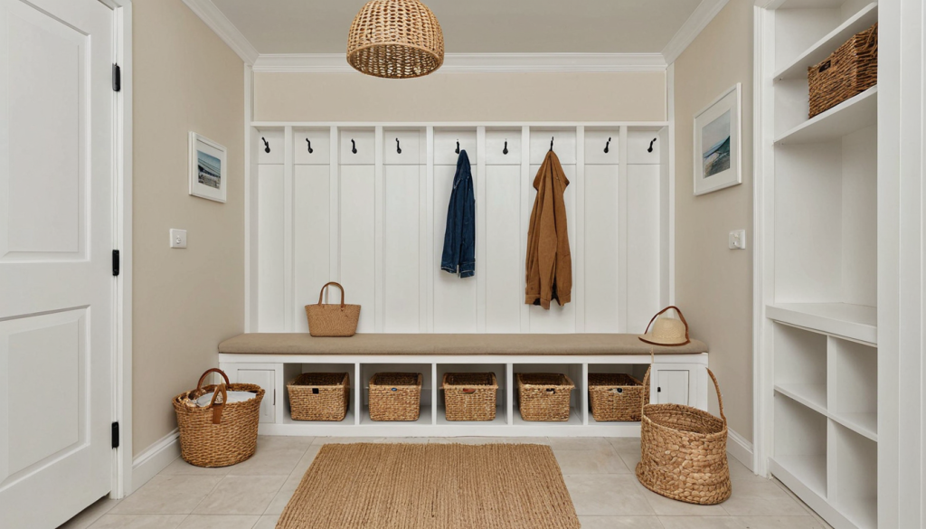 Coastal Casual Mudroom — Home Decor Ideas
