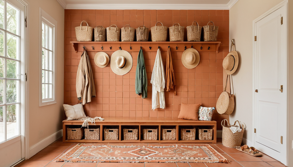 Boho Chic Mudroom — Home Decor Ideas