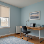 Cool Blue Workspace — Home Decor Ideas