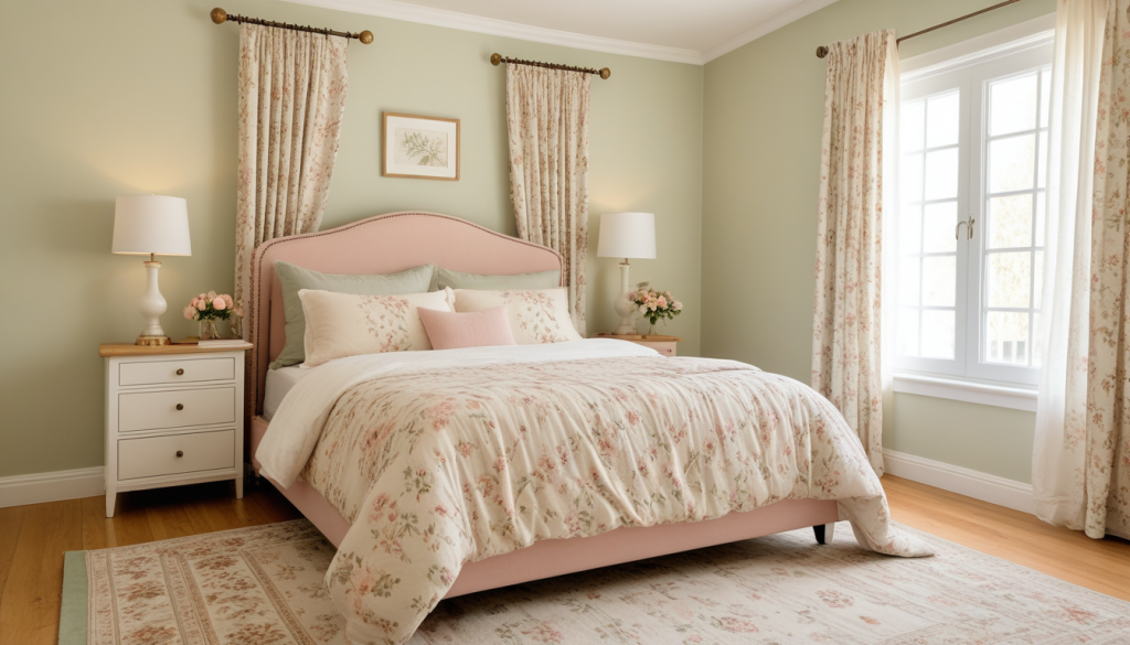 Floral Daydream Bedroom: Softly Romantic and Whimsical