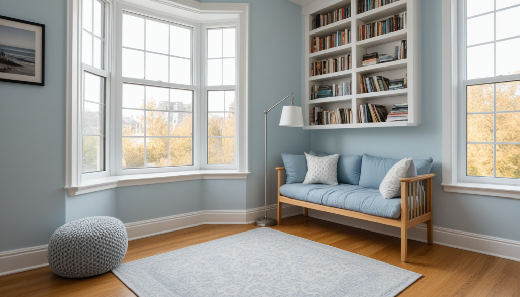 Cool Blue Reading Nook — Home Decor Ideas