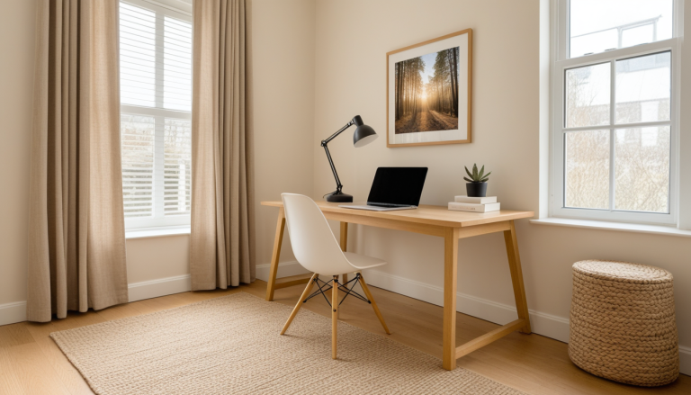 Lagom Natural Workspace: Bringing Serenity to Your Home Office