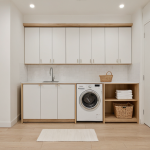 Zen Japandi Laundry Room: Serenity in the Most Unexpected Place