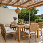 Coastal Linen Outdoor Patio — Home Decor Ideas