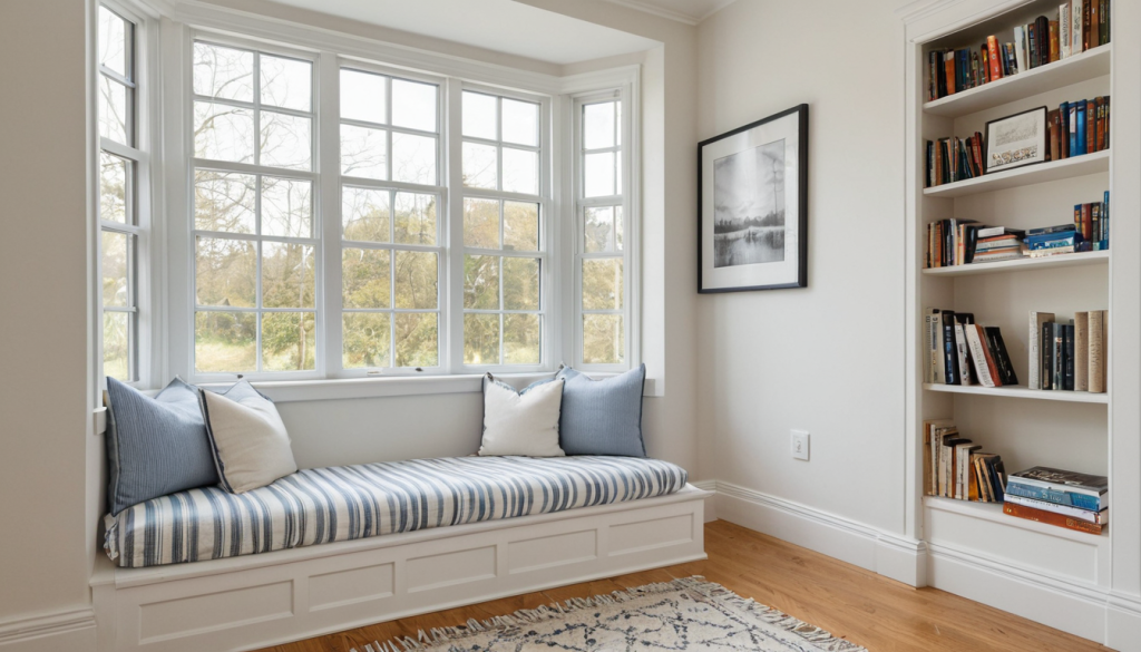 Modern Farmhouse Reading Nook: Cozy Retreat