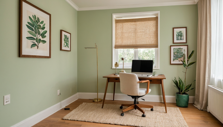 Jade Green Workspace: A Harmonious Retreat