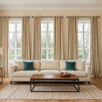 Cozy Jade Green Living Room: Warm and Inviting