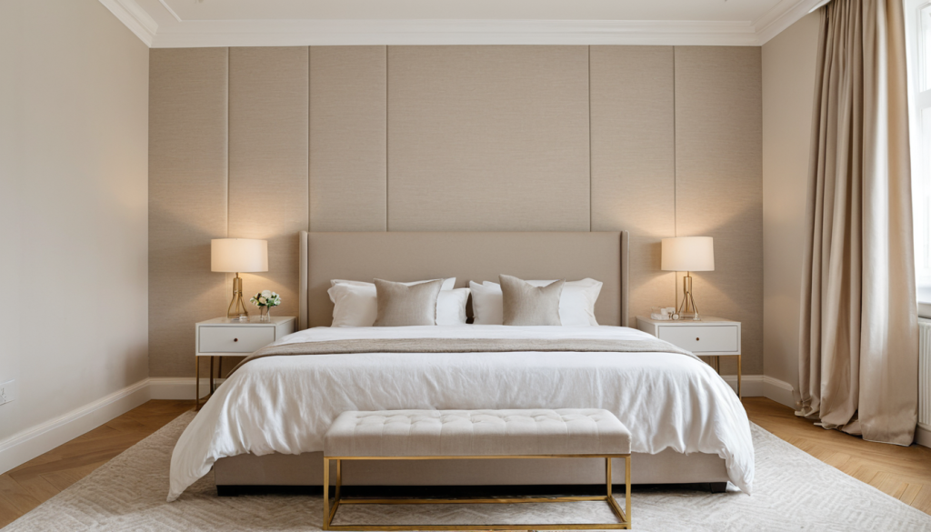 Quiet Luxury Beige Bedroom: Soothing Sanctuary