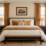 Warm Amber Bedroom Sanctuary