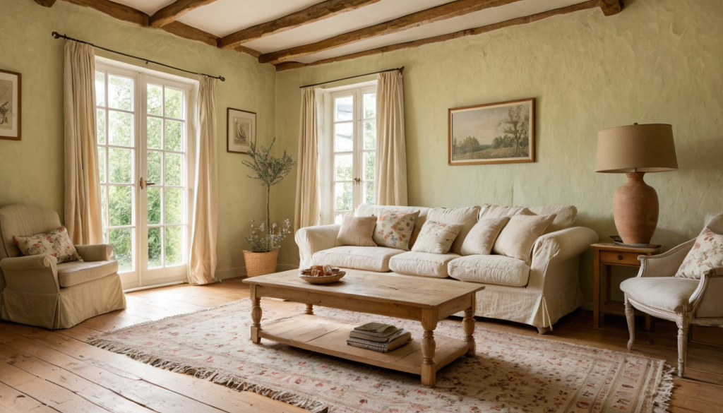 Cottagecore Warm Living Room — Home Decor Ideas