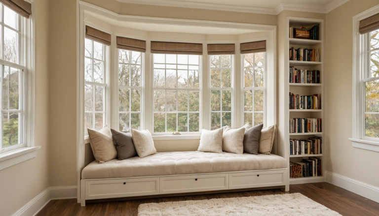 Warm Transitional Reading Nook — Home Decor Ideas