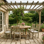 Cottagecore Warm Outdoor Patio: Cozy Elegance in Nature’s Haven