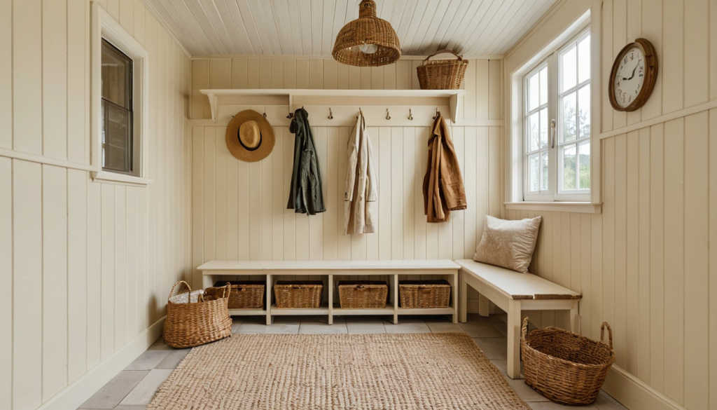 Cozy Cottagecore Mudroom: Warmth and Charm in Your Entryway