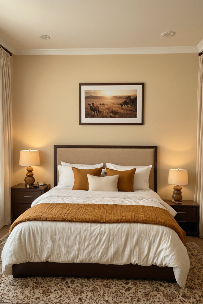 Bedroom Ideas — Warm Amber Wood, Cozy — interior inspiration