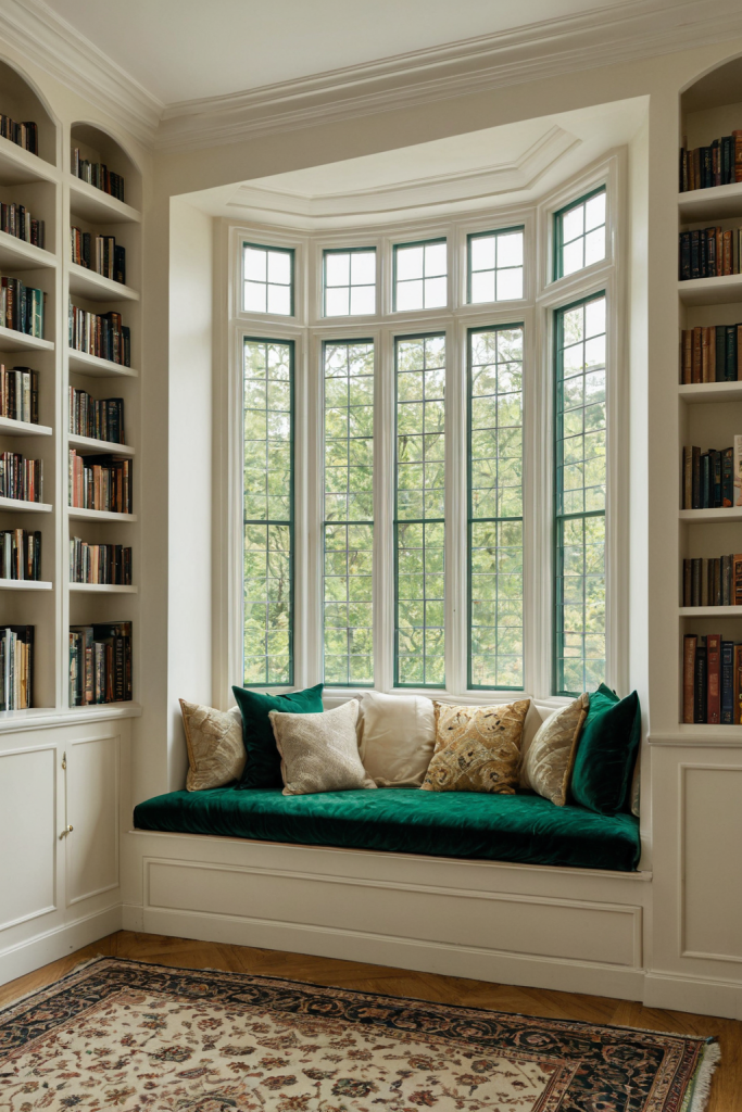 Reading Nook Ideas — Neo Deco Comfort & Sophistication — interior inspiration