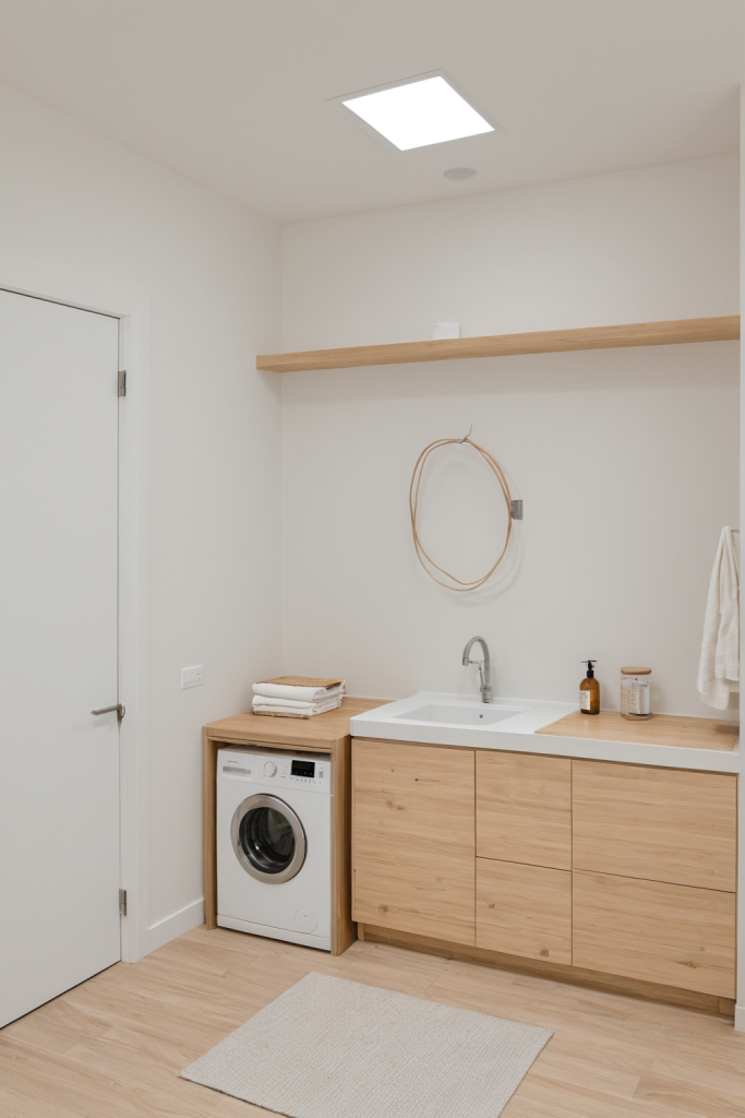 Zen Japandi Laundry Room: Serenity in the Most Unexpected Place — interior inspiration