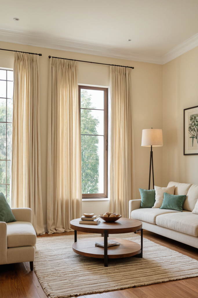 Cozy Jade Green Living Room: Warm and Inviting — interior inspiration