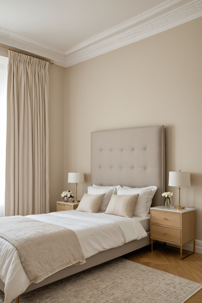 Beige Bedroom Ideas — Quiet Luxury Beige Soft Mood — interior inspiration