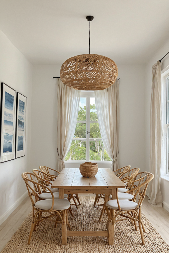 Coastal Casual Dining Room — Home Decor Ideas — interior inspiration