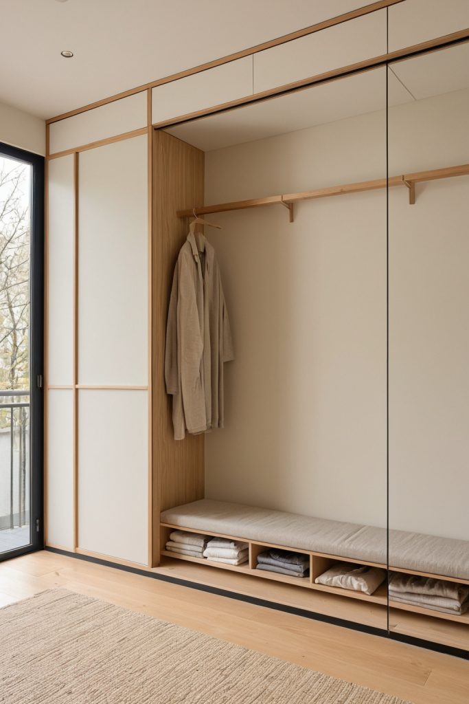Zen Japandi Walk-in Closet — Home Decor Ideas — interior inspiration