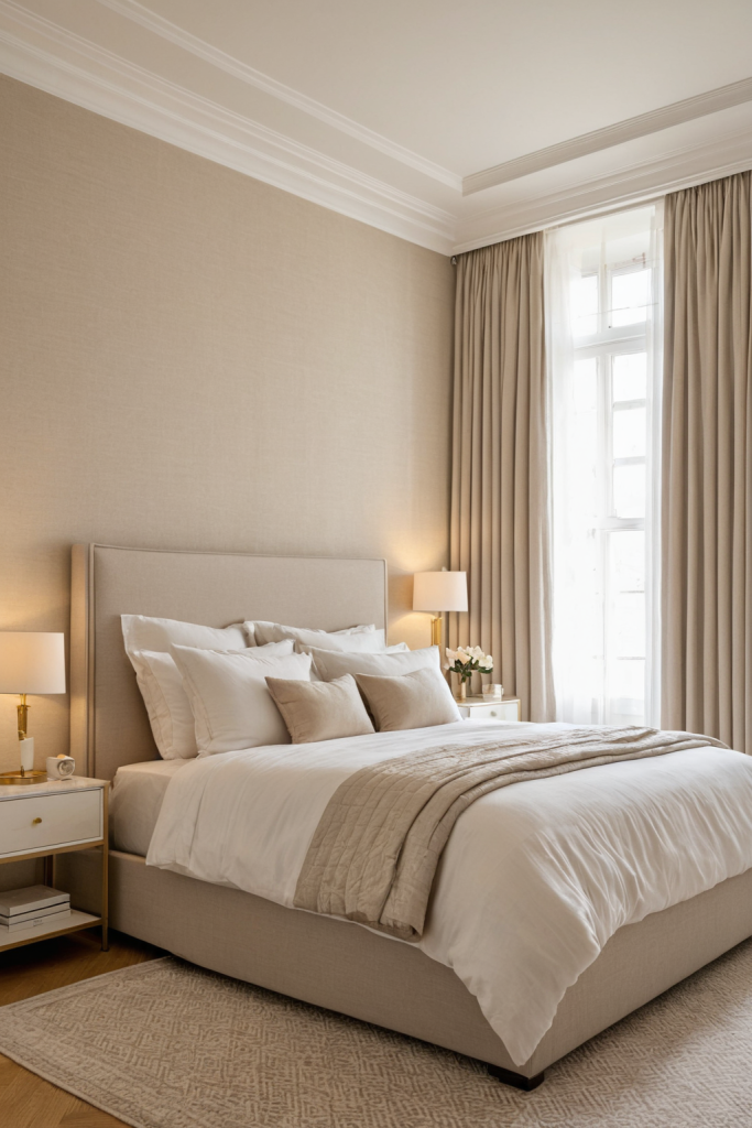 Quiet Luxury Beige Bedroom: Soft Elegance Unfolds — interior inspiration