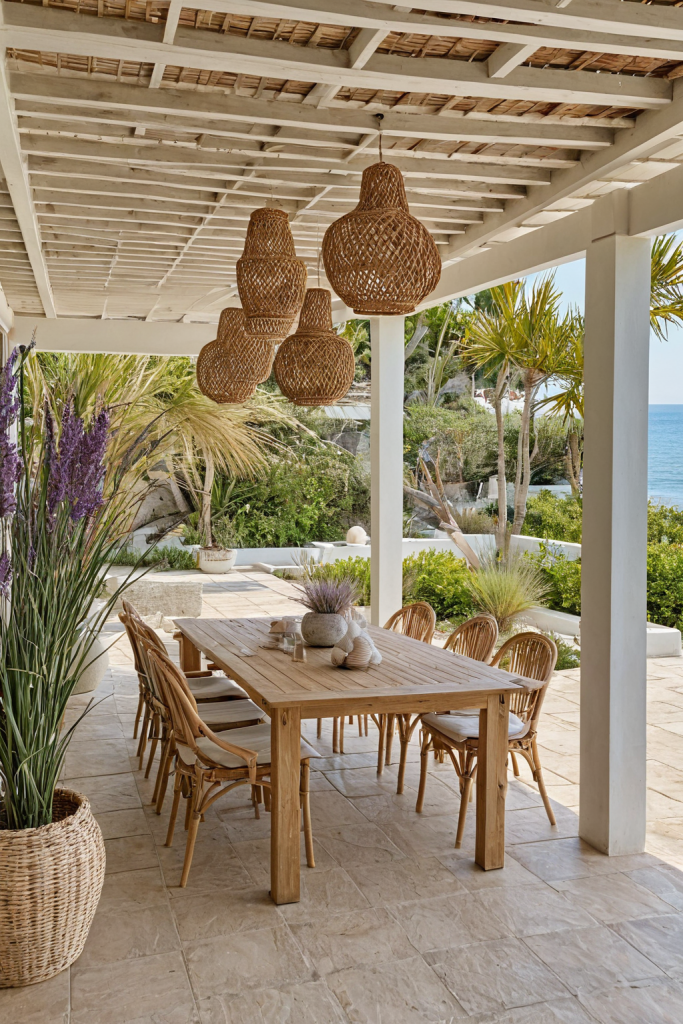 Coastal Linen Outdoor Patio Ideas - Coastal Linen, Calming